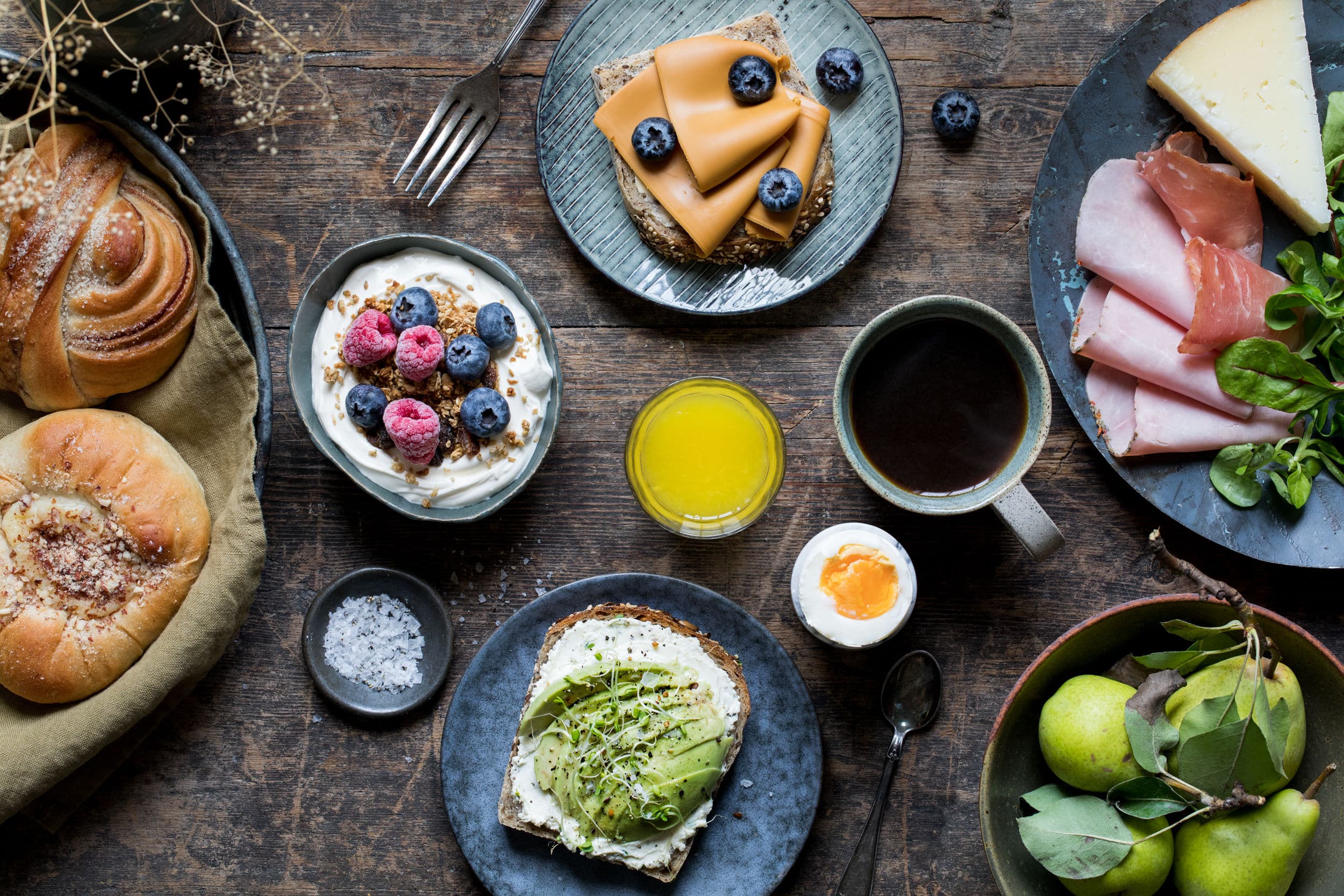 Fresh pastries and coffee at GodtBrod.no